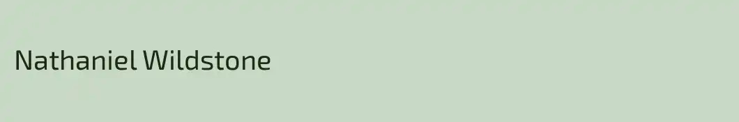 Nathaniel Wildstone